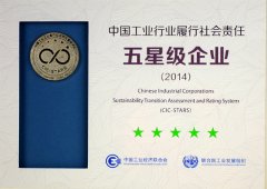 集团公司荣获中国工业行业履行社会责任五星级企业