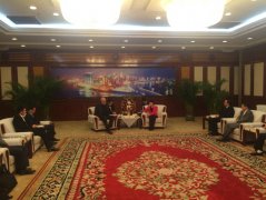 尹亮副总经理陪同GCAM主席托马斯先生访问重庆